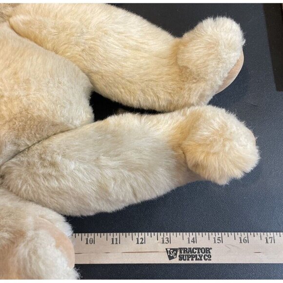Vermont Teddy Bear Jointed Plush Teddy Bear Light Tan Stuffed Animal USA 2009 - Picture 8 of 8
